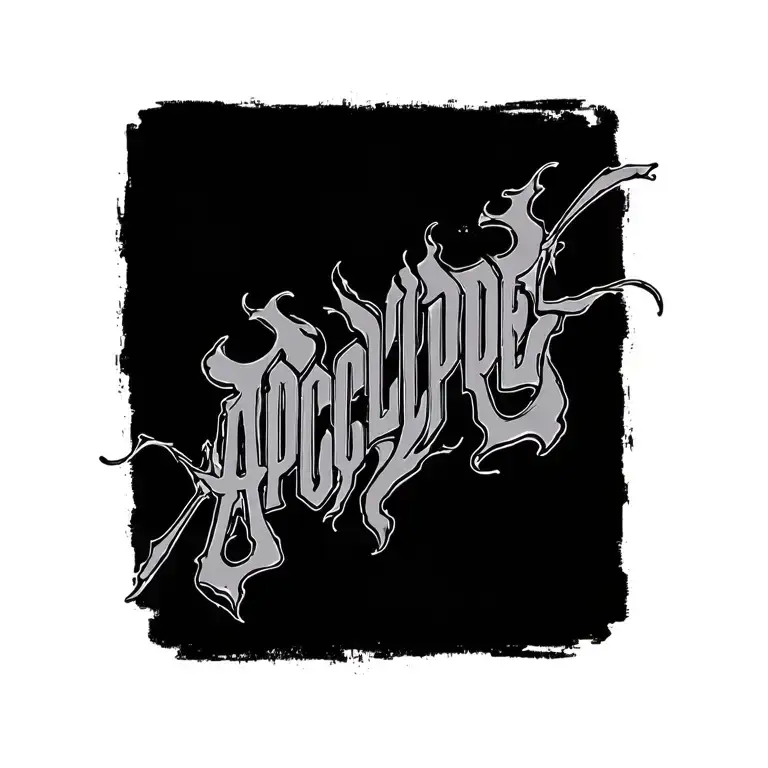 Apocalype Lettering