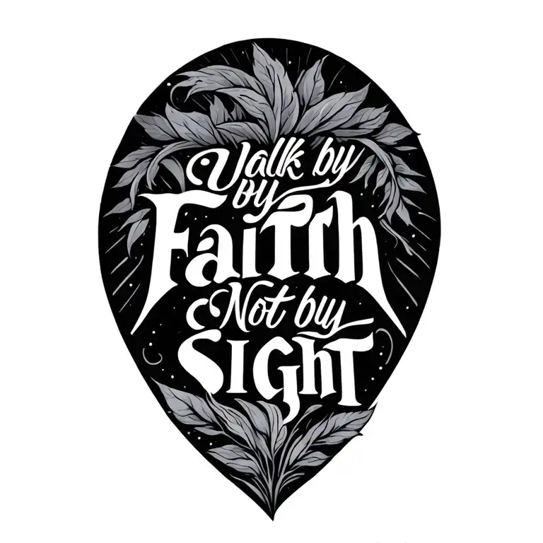 Walk By Faith Not By Sight