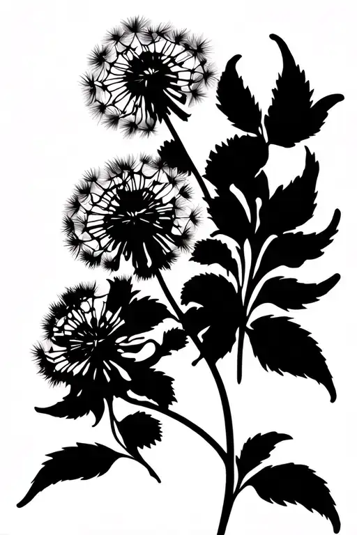 Delicate Blowing Dandilion
