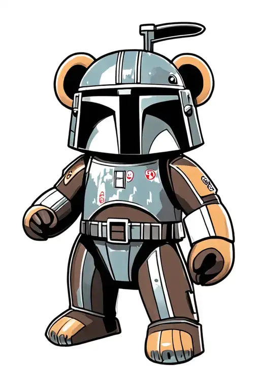 Boba Fett As A Teddy Bear