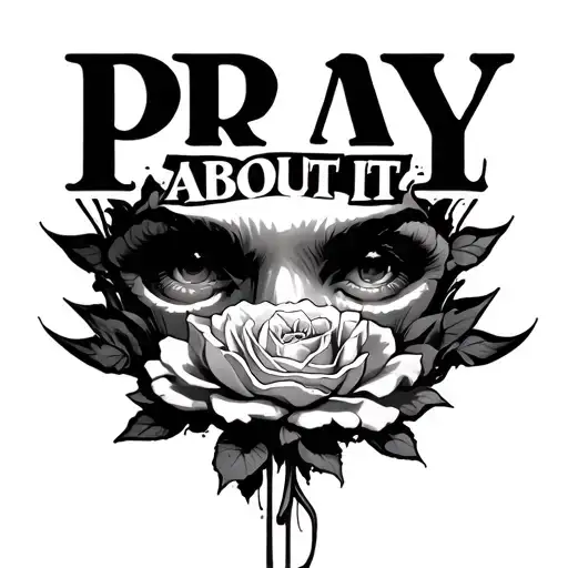 Words Side By Side Pray About It