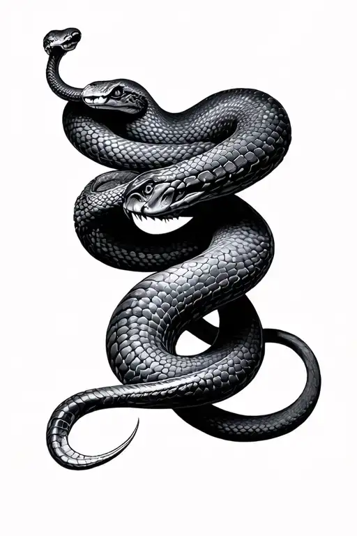 Detailed Case With Handles As Snakes