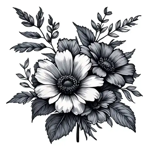 March And Jan Birth Flower Bouquet