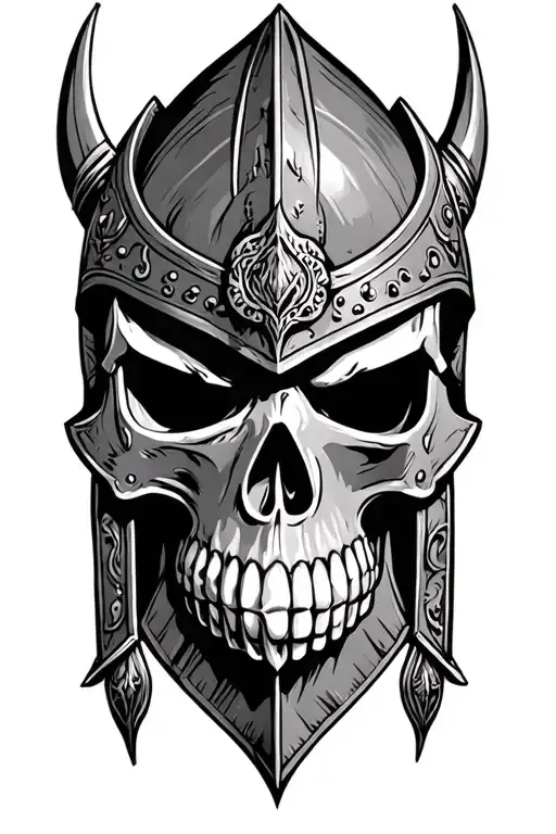 Viking Warrior Armor Skull