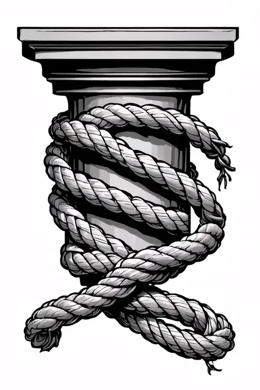 Rope Snapping A Column