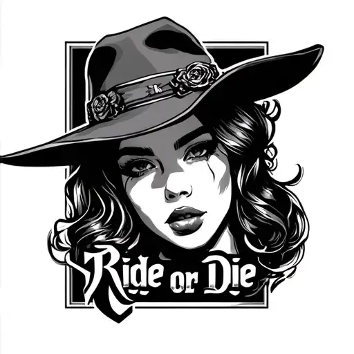 Ride Or Die Beautiful Woman