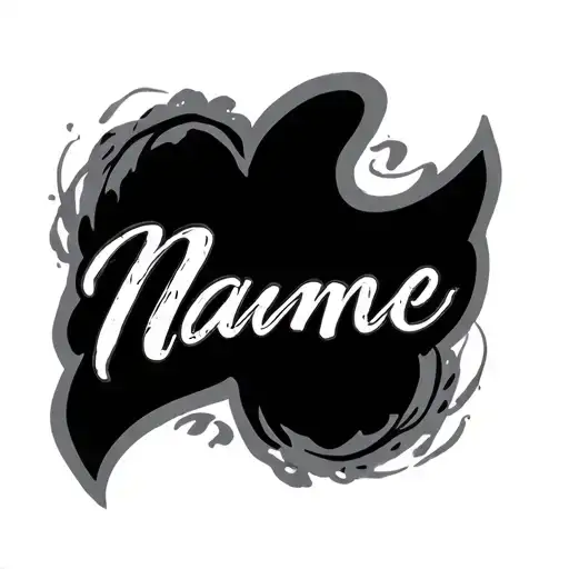 Name Written Inside Surrounded
