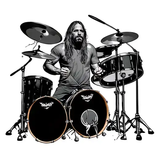 Taylor Hawkins Playing Drums From Heaven Gates