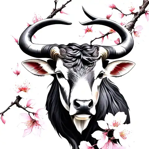 Cherry Blossom And Taurus Zodiac