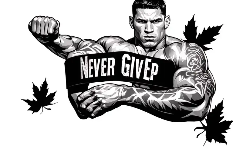 John Cena Never Give Up Armband