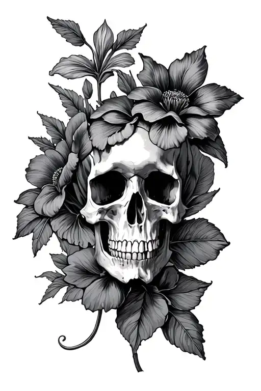 Death By Colon Cancer Mixed With December Birth Month Flowers