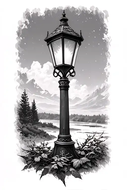 Narnia Lampost