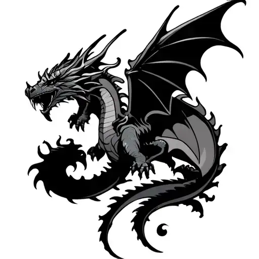 Coverup Dragon Flying