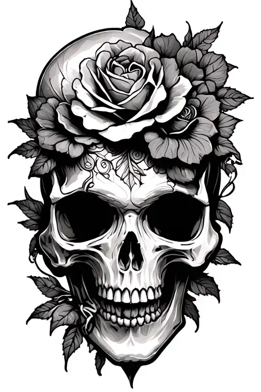 Sleep Token Skull Half Sleeve