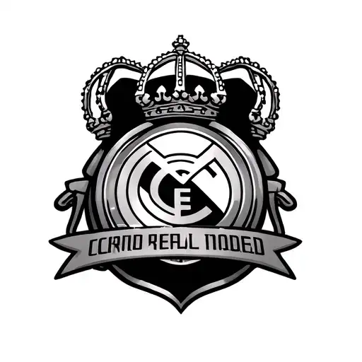 European Cup And Real Madrid Along Shield