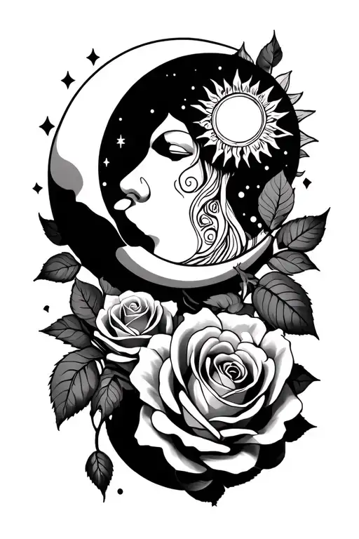 Roses Sun And Moon Gemini