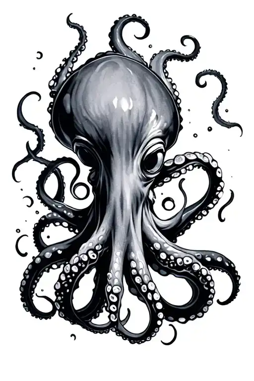 Octopus Tentacles Emerging From Wrist