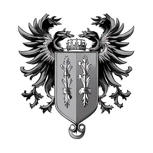 Romanian Coat Of Arms Chest