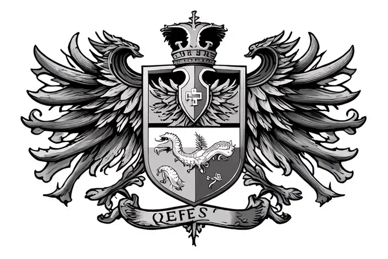 Romanian Coat Of Arms Chest