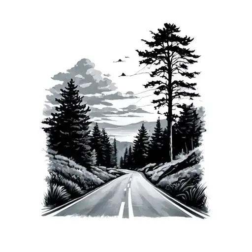 Road Leading Towards