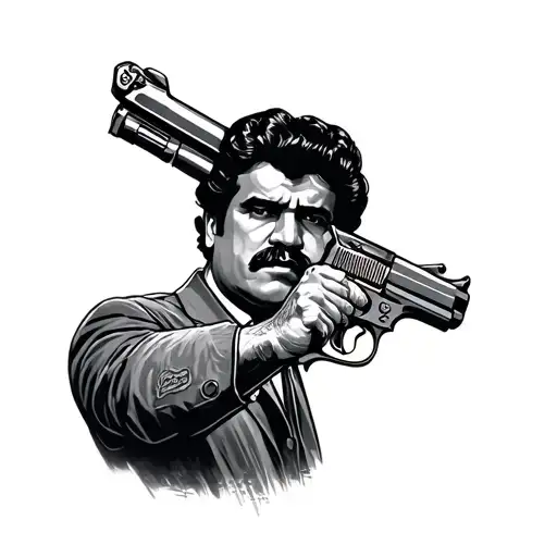 Pablo Escobar Money Gun