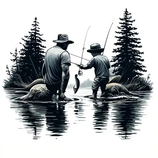 Father Son Fishing