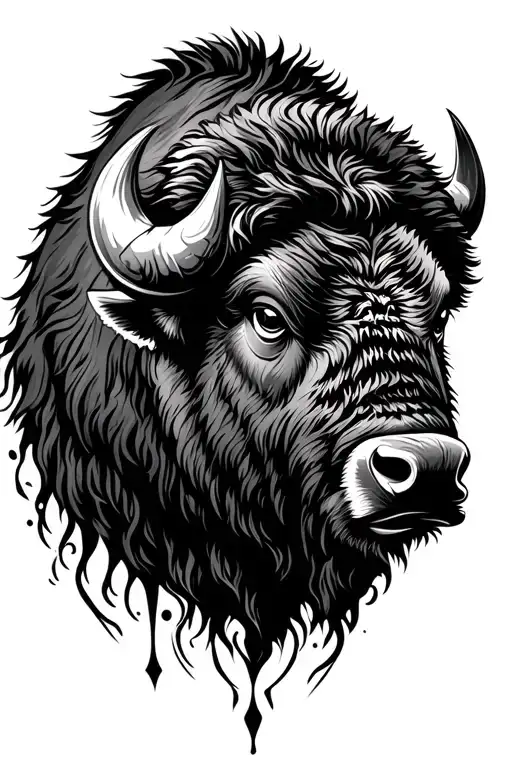 Bison Head