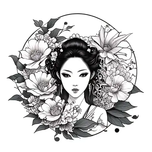 Japanese Half Leg Sleeve