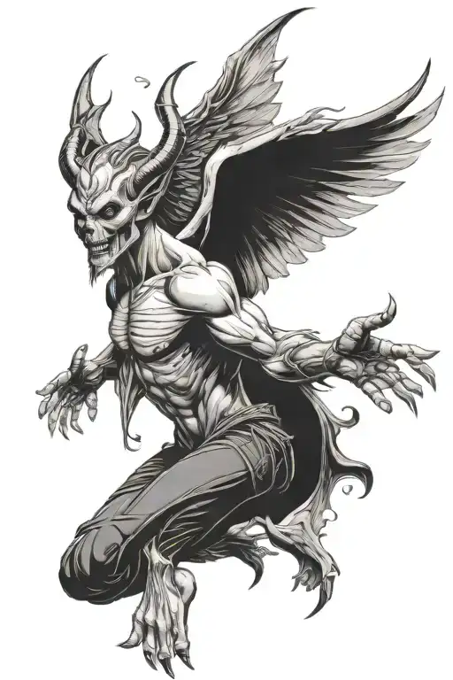 Demon With Leathery Wings