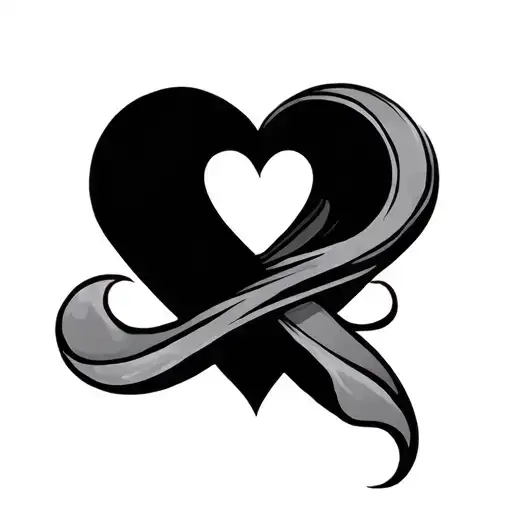 Love Symbol Intertwined
