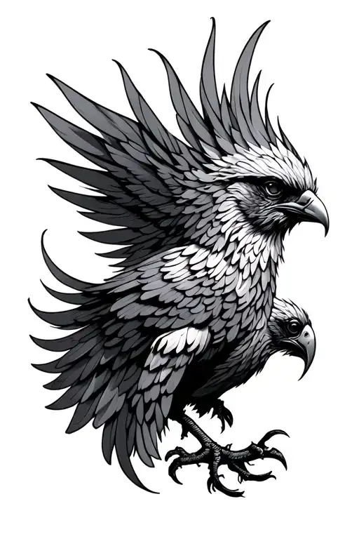 Memorial Phoenix Bird