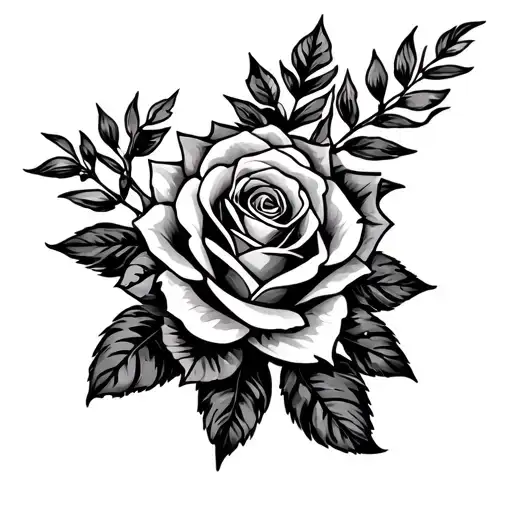 Roses And Hakuna Matata Symbol