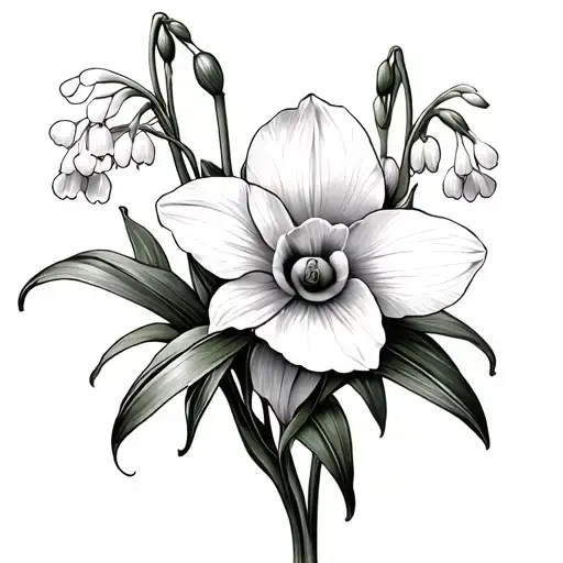 Mum Lilly Of The Valley Daffodil Violet