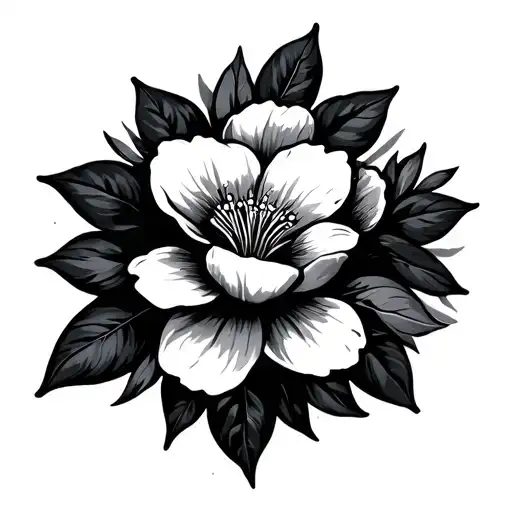 Taino Sol With Blossom Flower