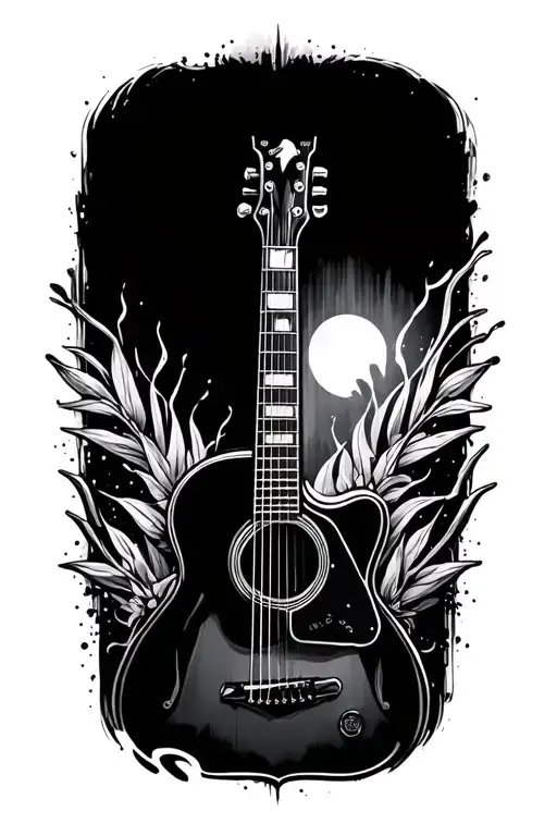 Whisky And Guitar Merged