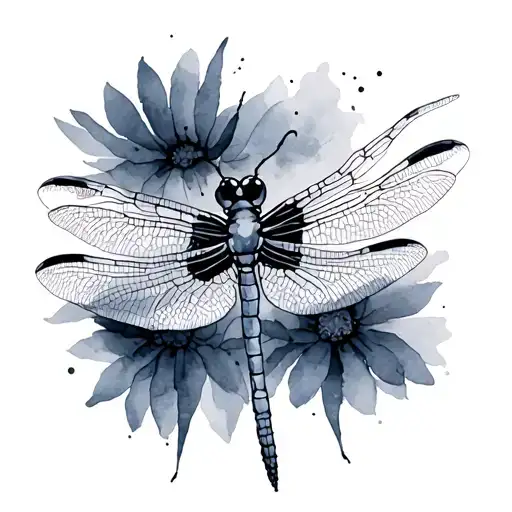 Watercolor Dragonfly