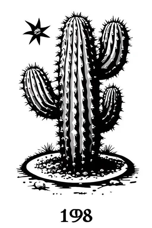 Cactus Themed 1998 Date