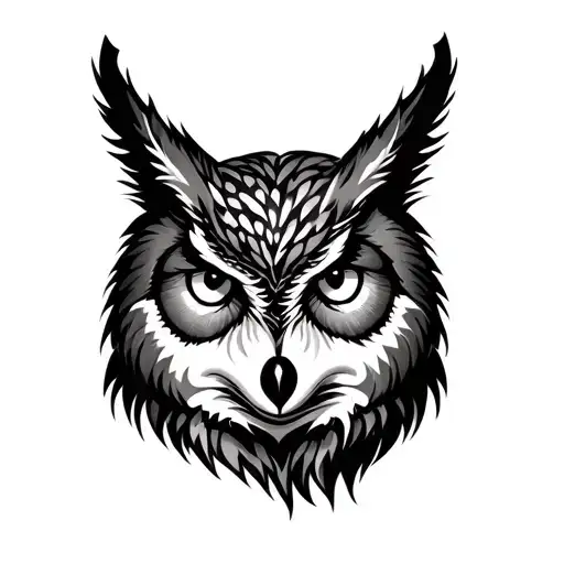 Owl And Wolf