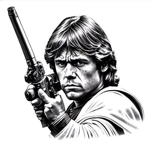 Luke Skywalker Engraving
