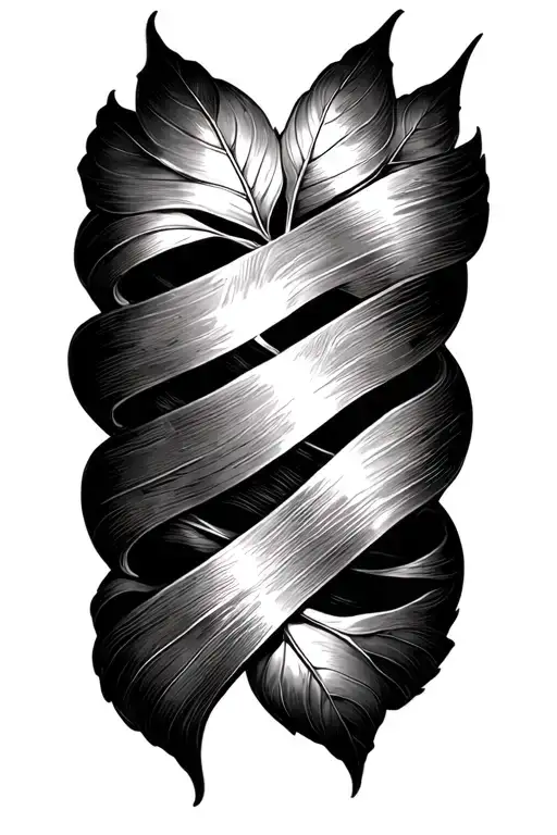 Greek Tattoo Inspired Of A Leave Wrap On The Forarm For A Minimalist