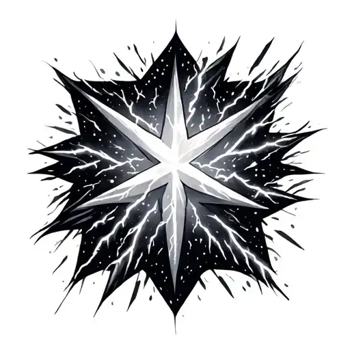 Stars And Lightning Storm