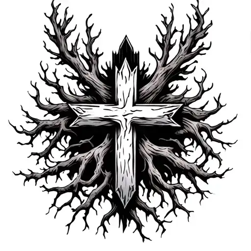 Cross With Roots