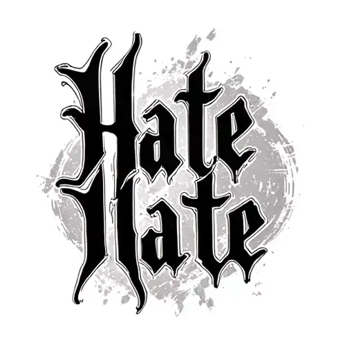Text That Writes Hate Attracts Hate