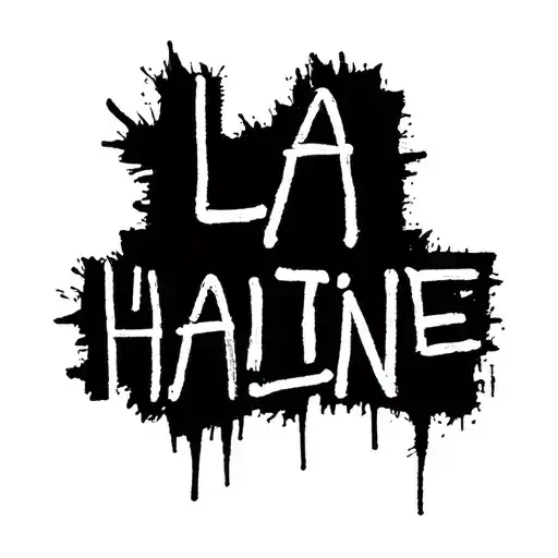 Text That Writes La Haine Attire La Haine X Basquiat