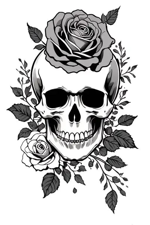 Calaveras Con Rosas
