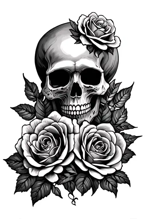 Calaveras Con Rosas