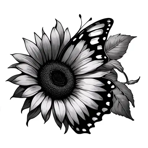 Sunflower Butterfly