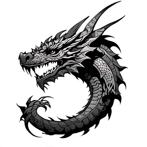 Aztec Dragon Emerging