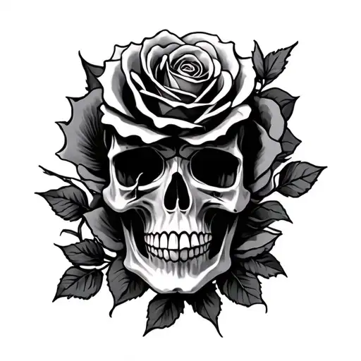 Skull Roses & Gothic Style