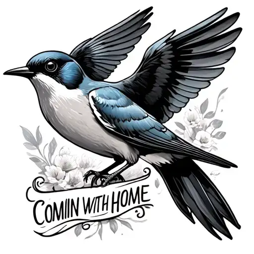 Swallow With Words Comin' Home Below